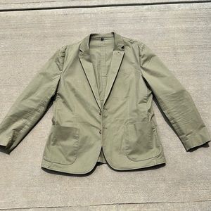 Lightly Used - J. Crew Mens Blazer Khaki/Olive 44